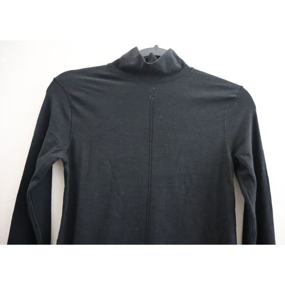 Athleta 853964-04 Women's Sz XS Black Ascent Seamless Turtleneck L/S Top - Picture 4 of 10